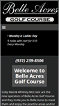 Mobile Screenshot of belleacresgolf.com